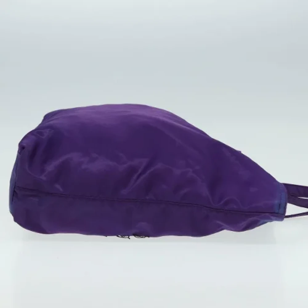 Prada Vintage Pre-owned Nylon totes Purple Dames