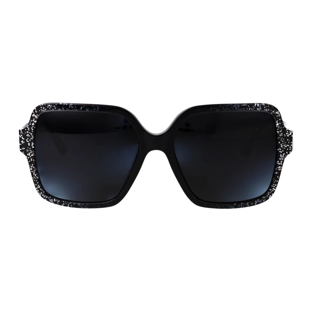 Jimmy Choo Women's Black/Grey Jc5005 5041T3 Woman Sunglasses Acetate Squared Polarized Shaded - Image 4