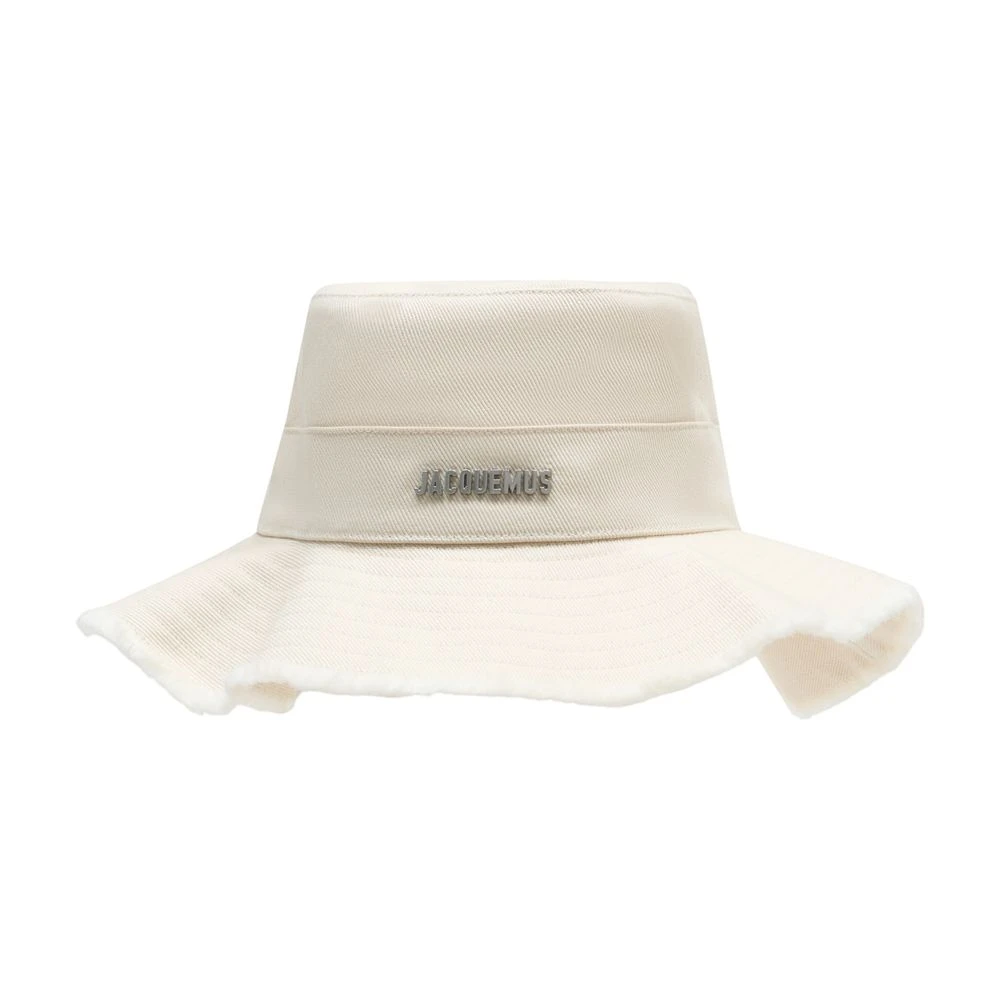 Jacquemus Women's White Le Bob Artichaut Bucket Hat - Accessories - 58 Cm - Accessories