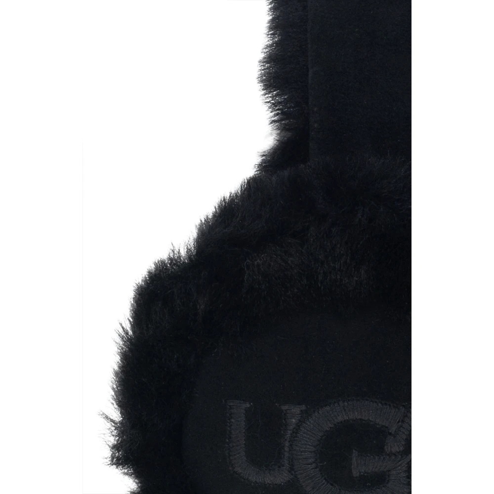 Ugg Oorwarmers met logo Black Dames