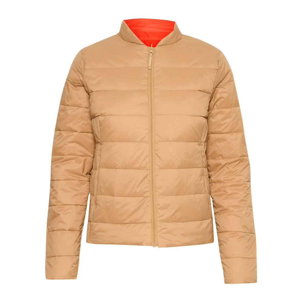 InWear Omkeerbare Jas Tabaksbruin Brown Dames