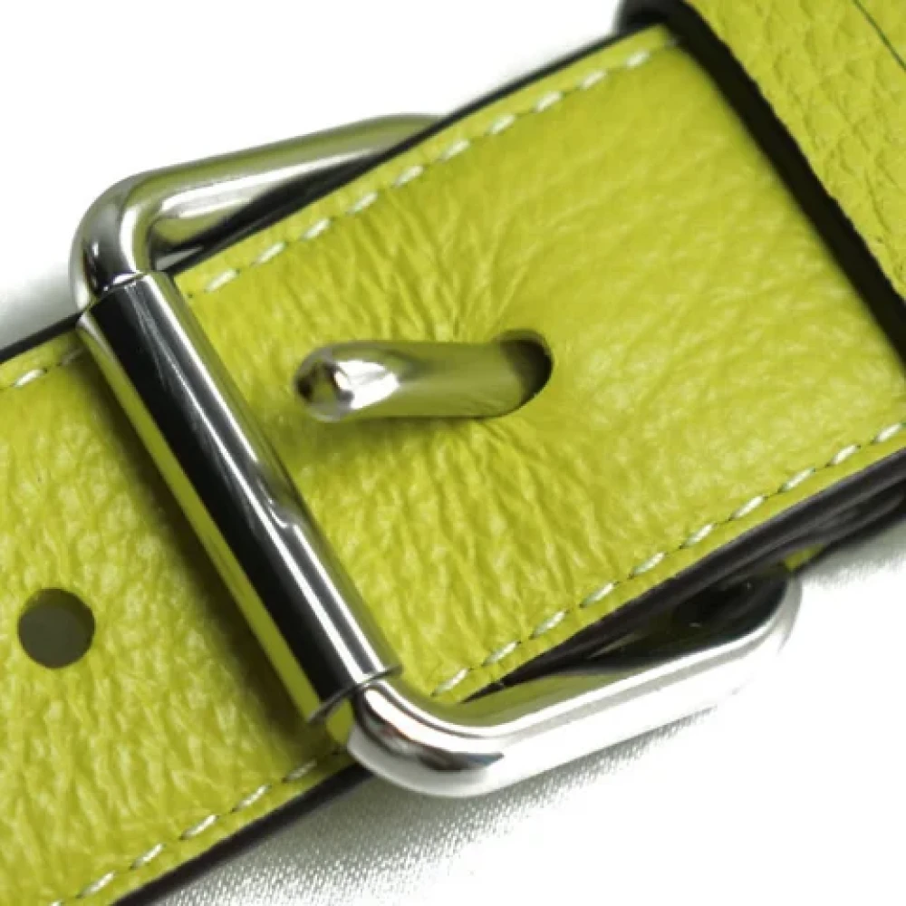 Coach Pre-owned Leather shoulder-bags Green Dames