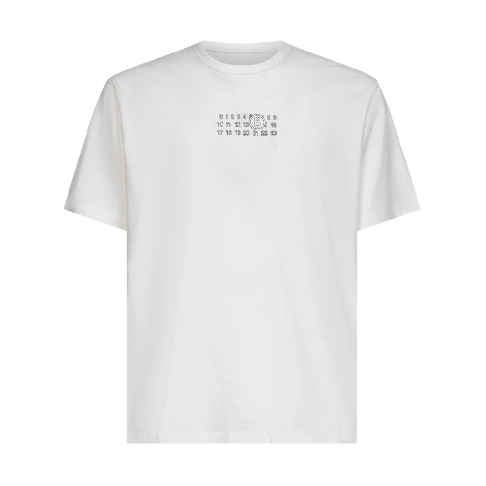 Mm6 Maison Margiela Herren Weiß Oberteile, Lgröße: