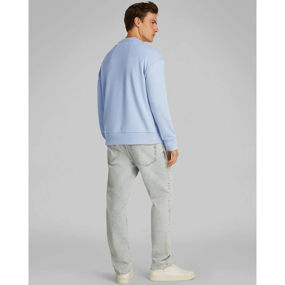 Calvin Klein Nano Logo Sweatshirt Blue Heren