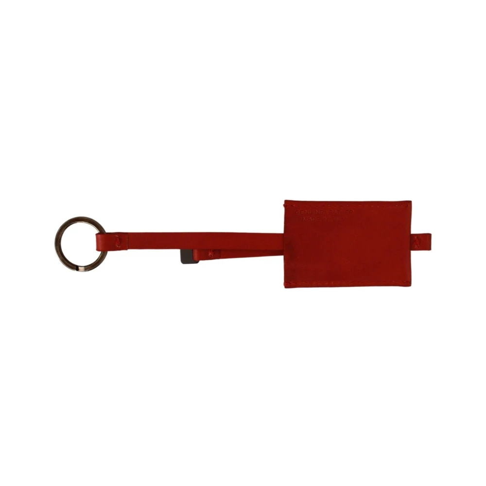 Costume National Men's Red Stunning Cnc Logo Keychain