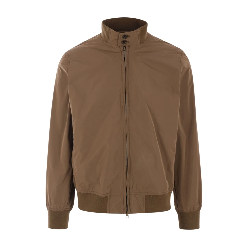 Aspesi Lichtbruine Nylon Bomberjack Beige Heren