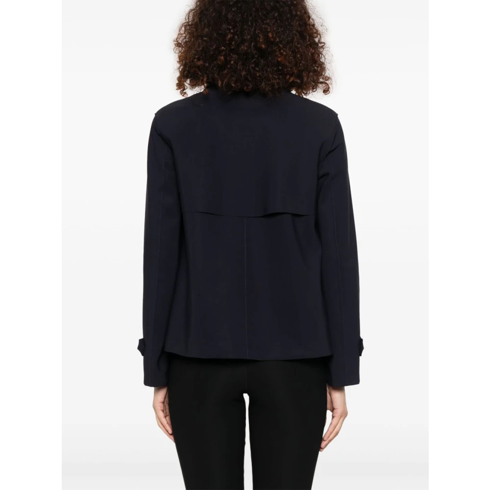Harris Wharf London Jacket met gespreide kraag Blue Dames