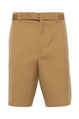 Pressade Kostymshorts i Ull