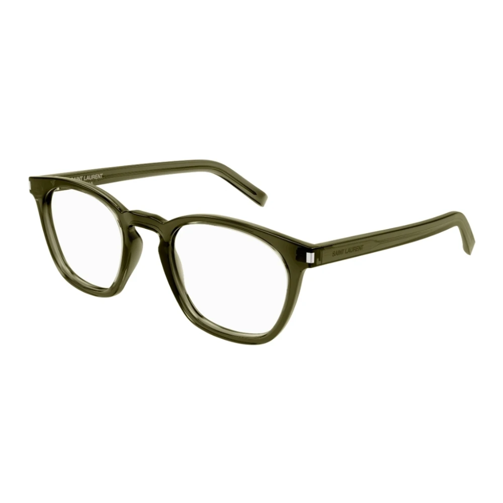 Saint Laurent Klassieke vierkante zonnebril Groen Green Unisex
