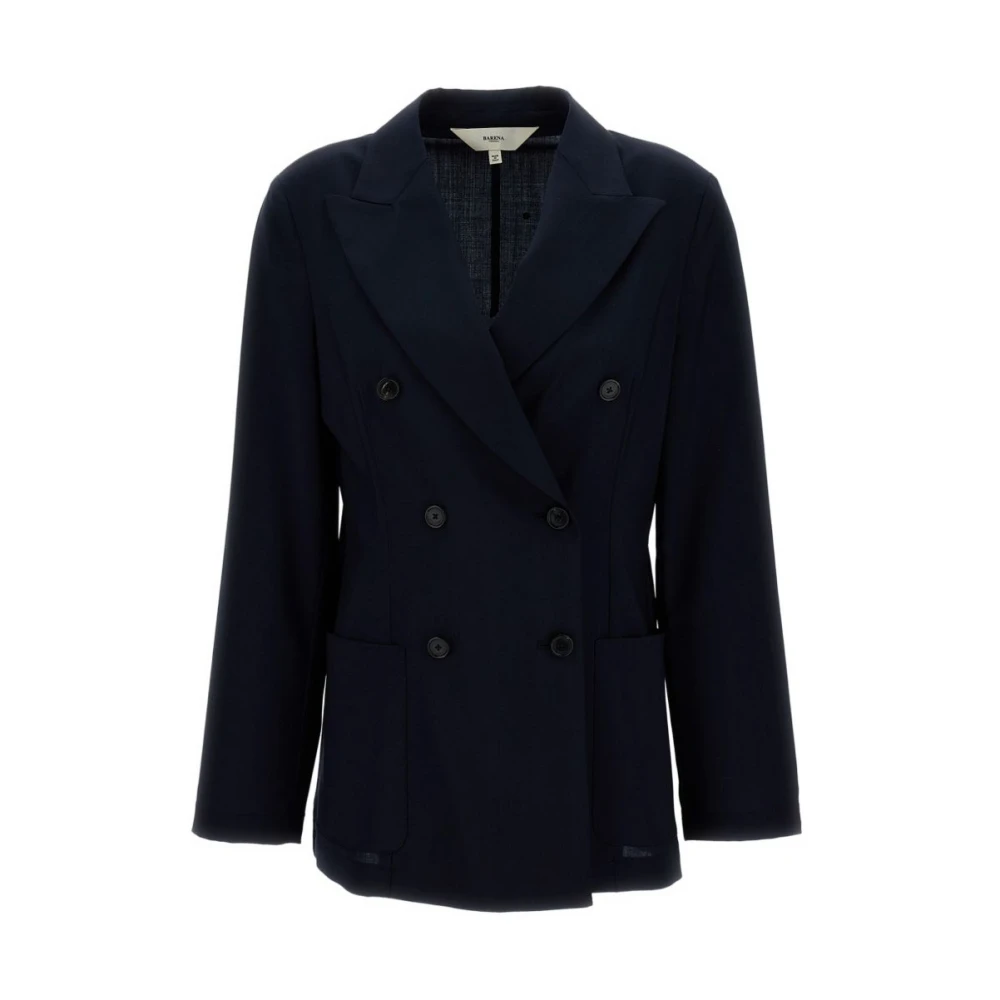 Barena Venezia Women's Blue Divina Tropical Blazer