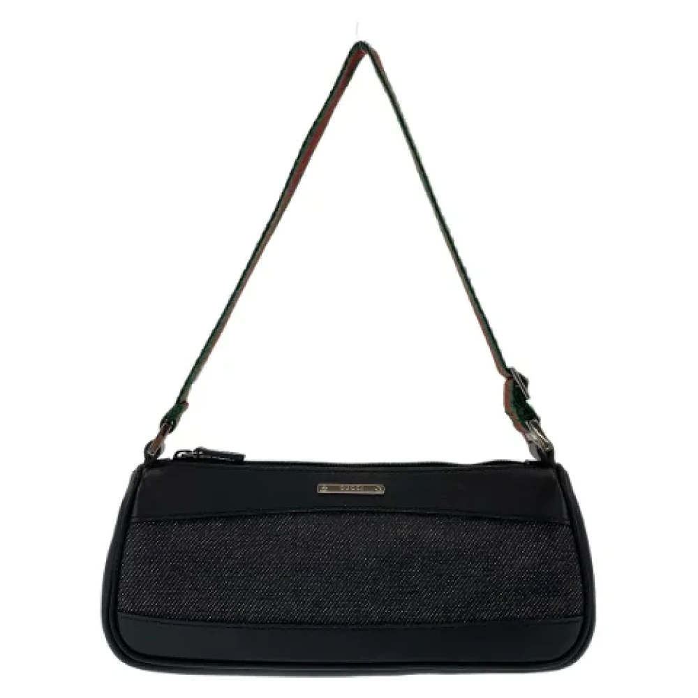 Gucci Vintage Pre-owned Canvas gucci-bags Black Dames