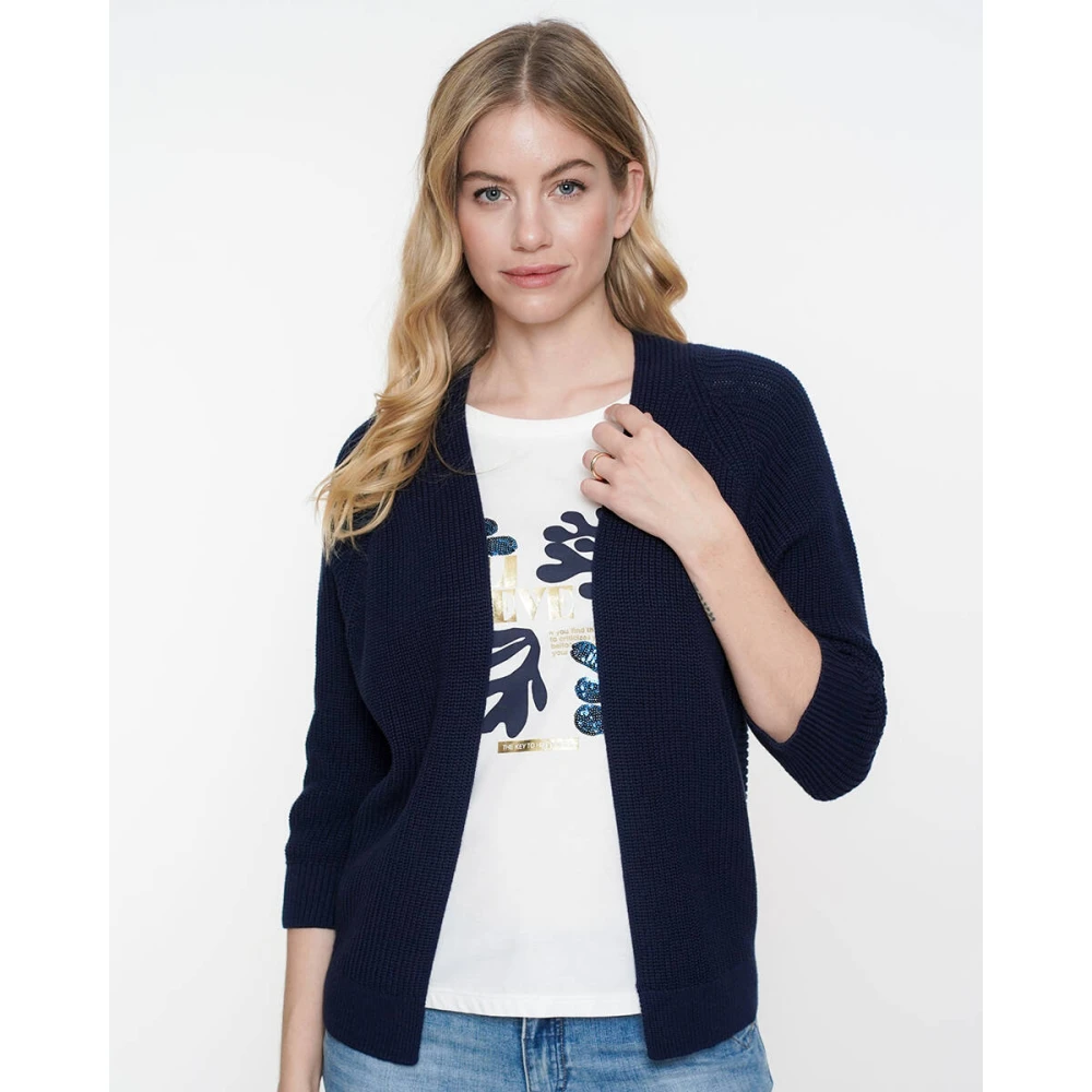 Geisha Stijlvolle Vest Blue Dames