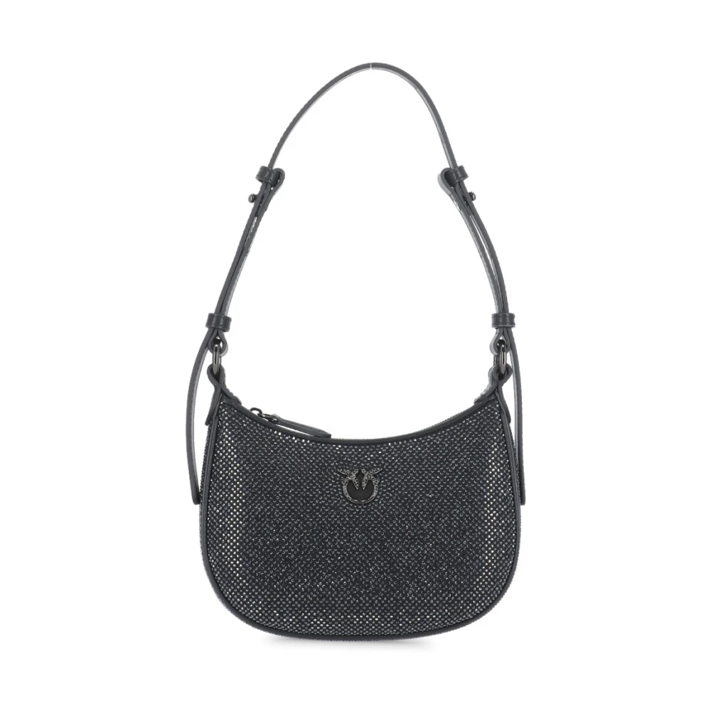 Pinko Women's Black Half Moon Baby Shoulder Bag - Image 2