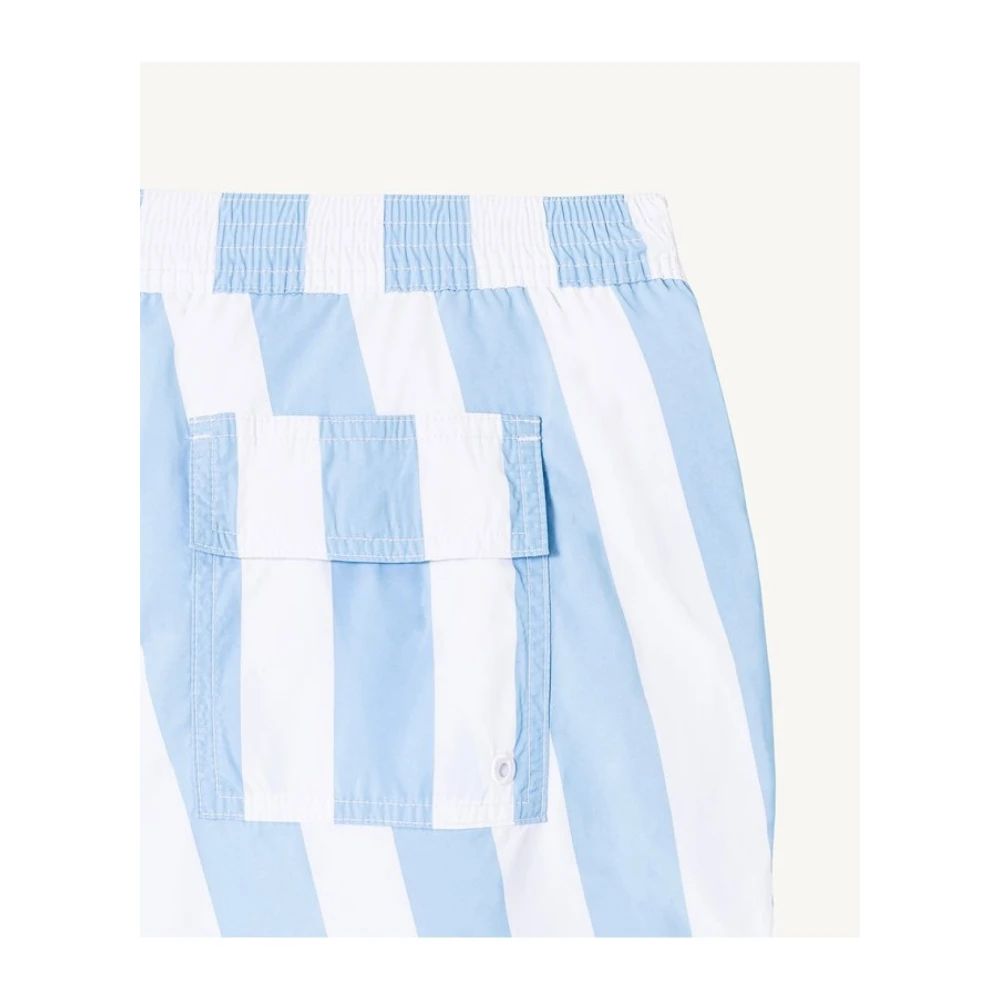 Jott Blauwe zwemshorts met patchlogo Blue Heren