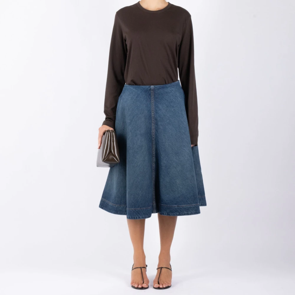 Khaite Denim Jeans met 100% Katoen Samenstelling Blue Dames