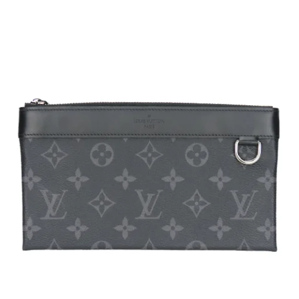 Louis Vuitton Vintage Pre-owned Canvas clutches Black Dames