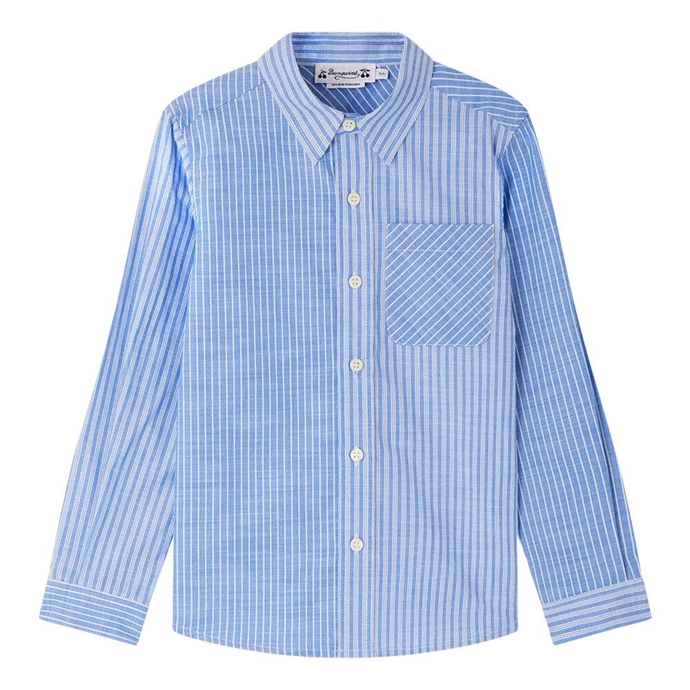 ボンポワン☆リバティシャツ☆size10 ボンポワン☆リバティシャツ☆size10