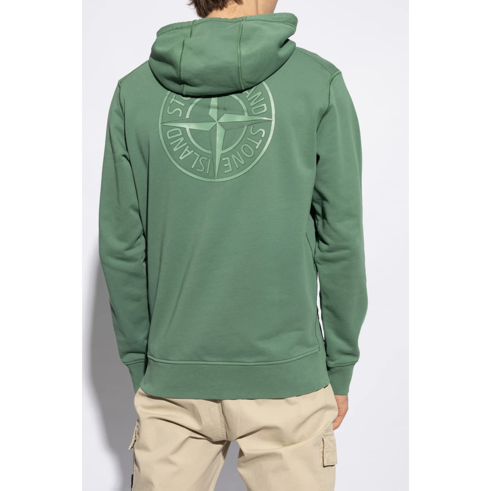 Stone Island Capuchontrui Green Heren
