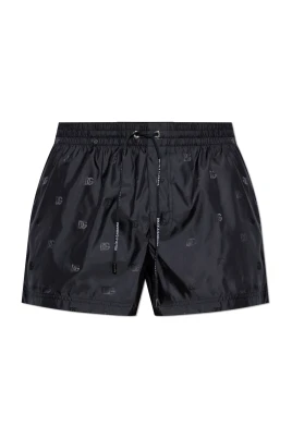 Short Jacquard Swim Trunks