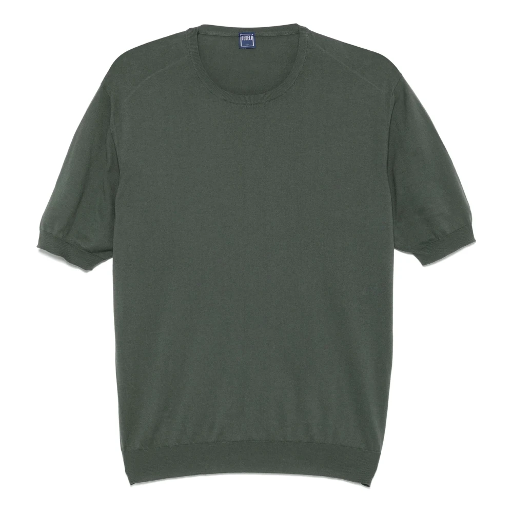 Fedeli - Tops > T-Shirts - Green - Fedeli - Modalova