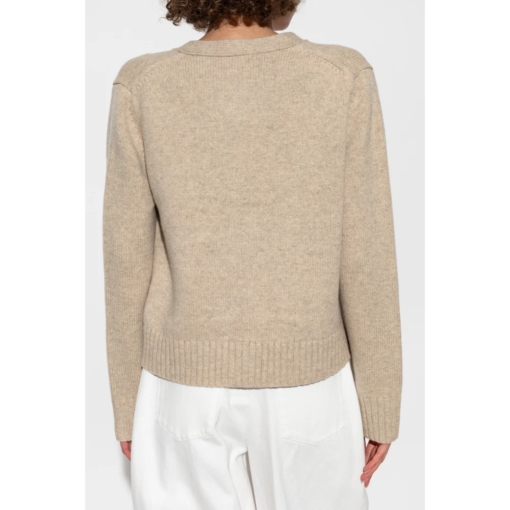 TORY BURCH V-hals cardigan Beige Dames
