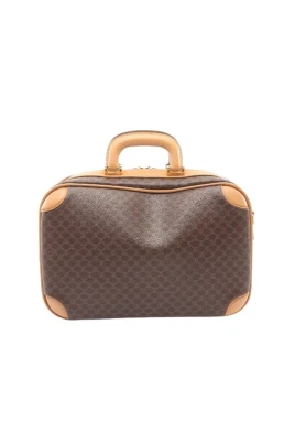 Pre-owned Macadam Coated Canvas Briefcase
