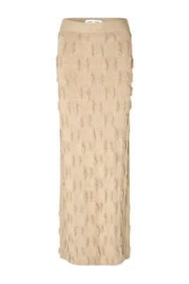 Stickad Långkjol