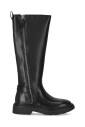 bottes-en-cuir-noir-a-fermeture-eclair