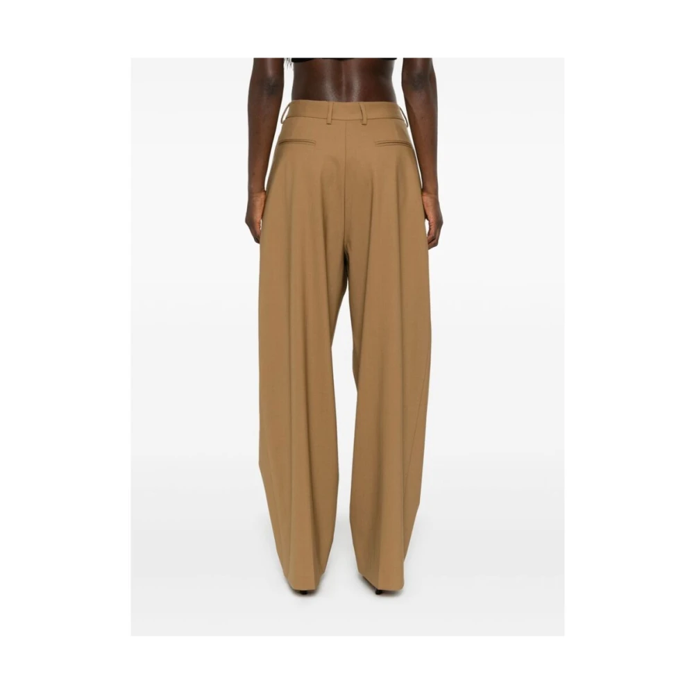 Giuseppe Di Morabito Kameel Wolmix Rechte Pijp Broek Brown Dames