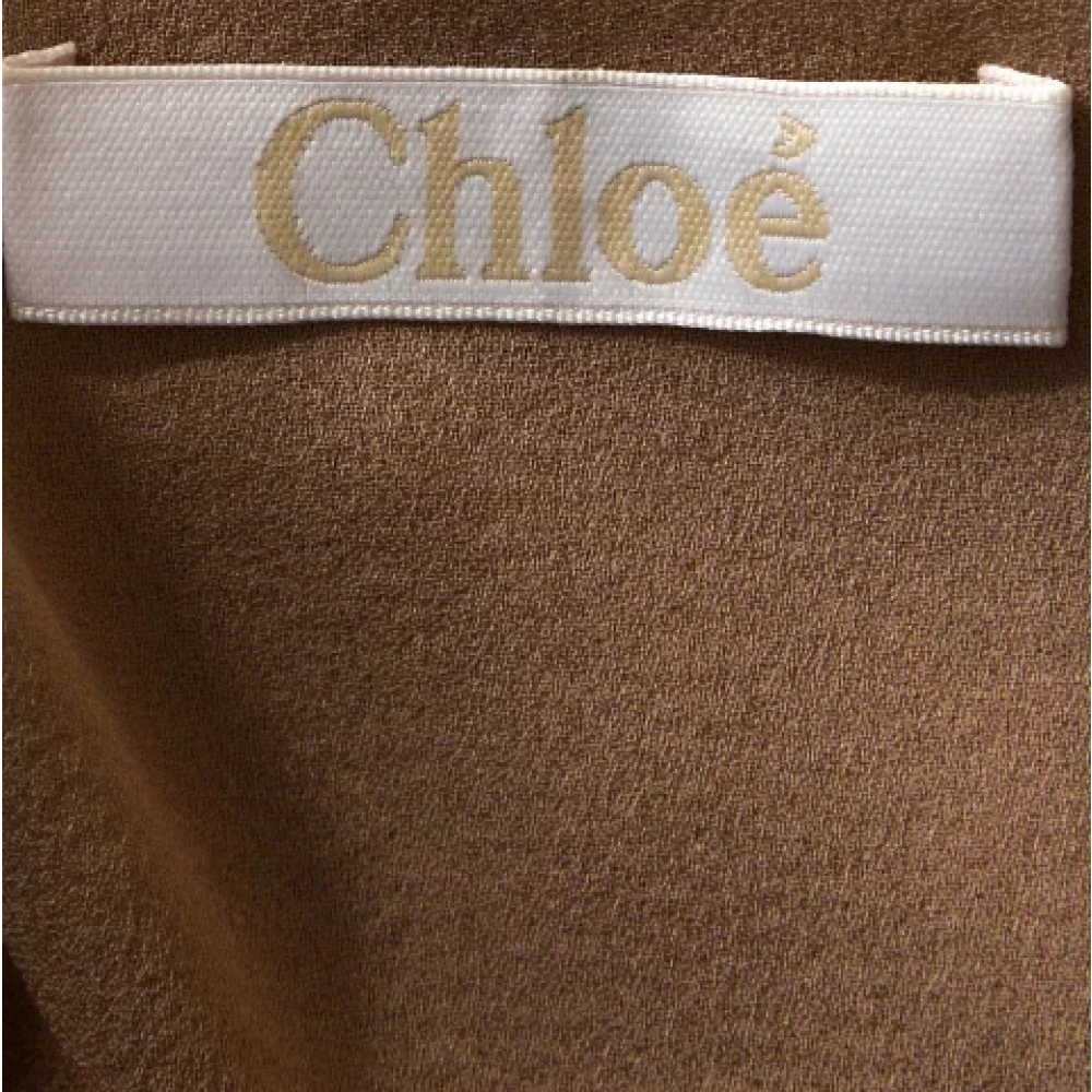 Chloé Pre-owned Lace tops Beige Dames