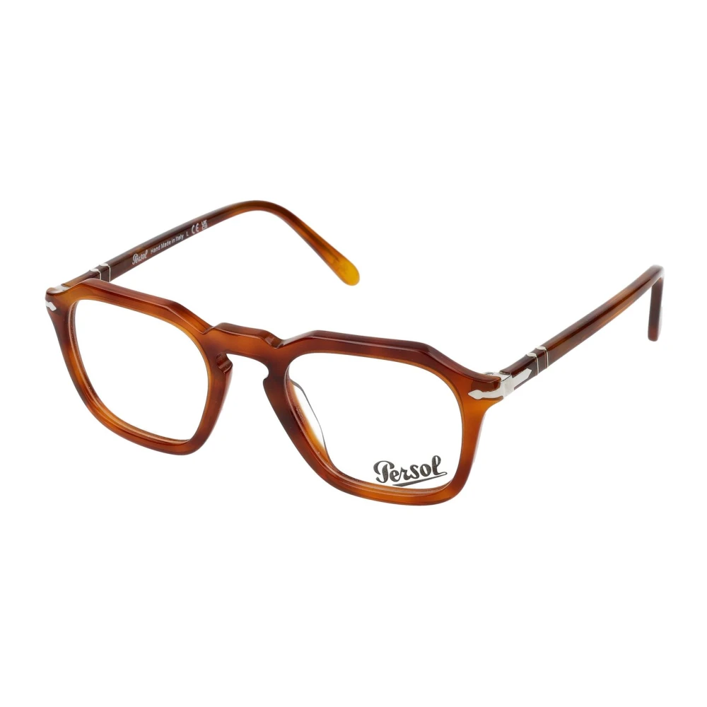 Persol Unisex Brown Glasses, 48 Mm, Stylish Eyeglasses