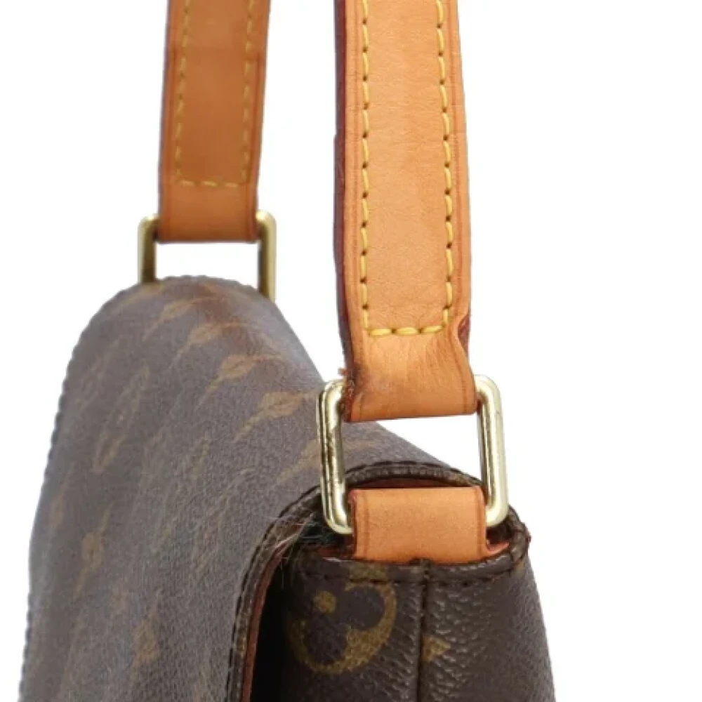 Louis Vuitton Vintage Pre-owned Fabric shoulder-bags Brown Dames