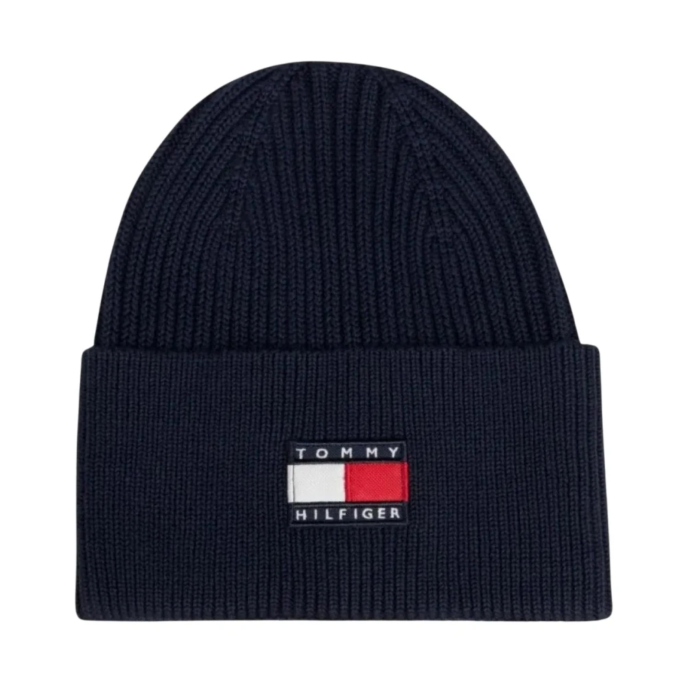 Tommy Hilfiger Heritage Flag Beanie - Male - Accessories - Blue - L/Xl - Accessories - Image 1