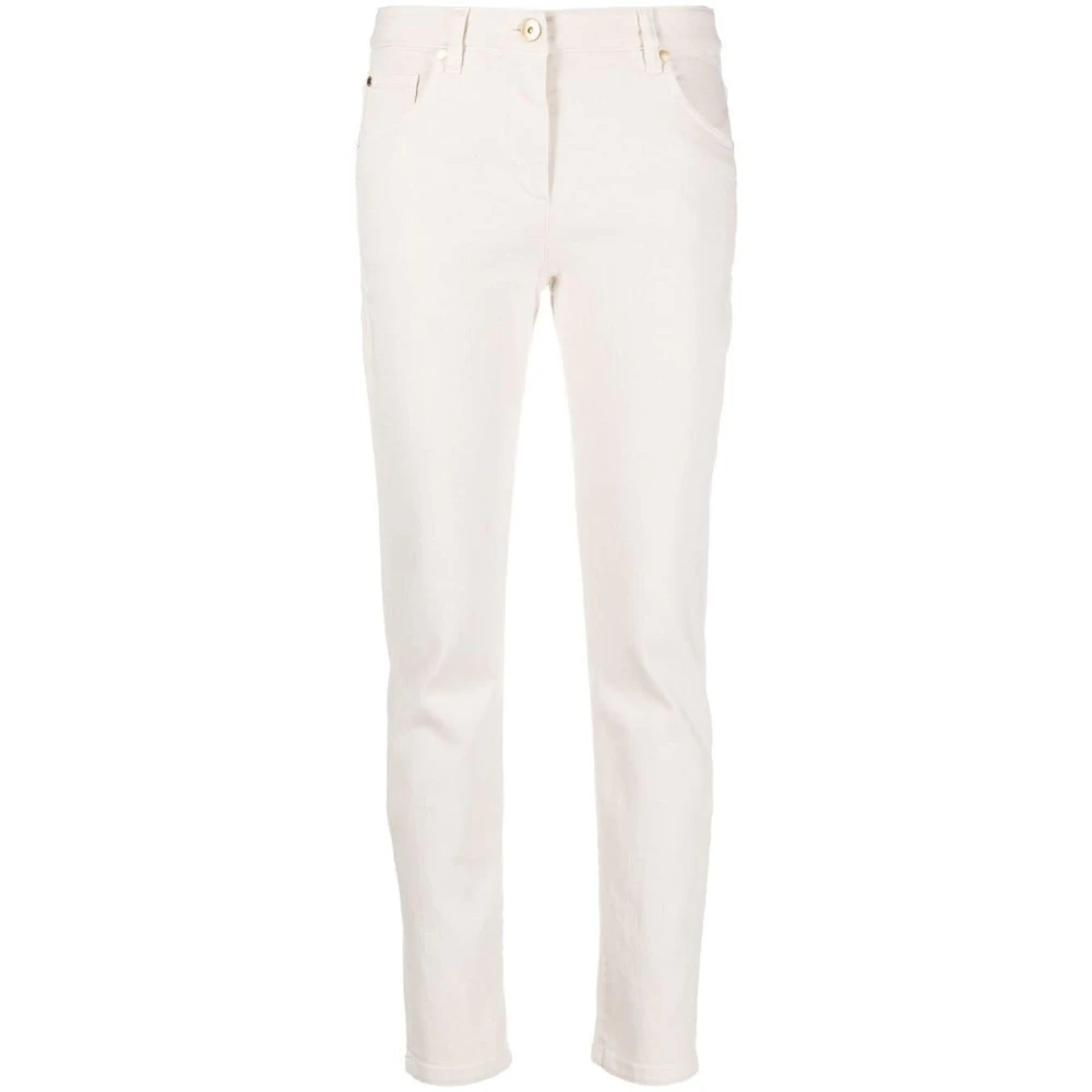 BRUNELLO CUCINELLI Witte Casual Broek White Dames
