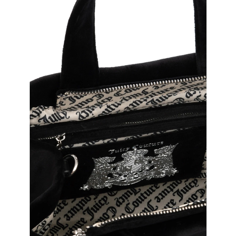 Juicy Couture Velvet Shopper Tas met Gouden Details Multicolor Dames