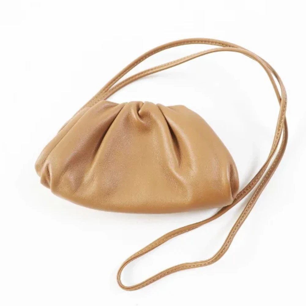 Bottega Veneta Vintage Pre-owned Leather clutches Brown Dames