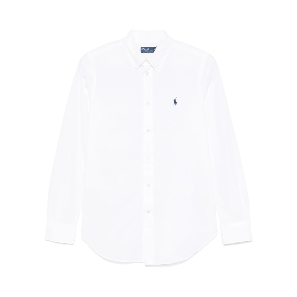 Ralph Lauren Poplin overhemd van katoenmix White Dames