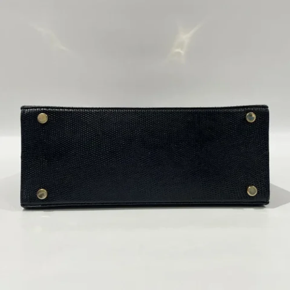 Salvatore Ferragamo Pre-owned Leather handbags Blue Dames