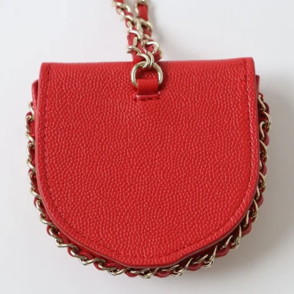 Chanel Vintage Pre-owned Leather wallets Red Dames