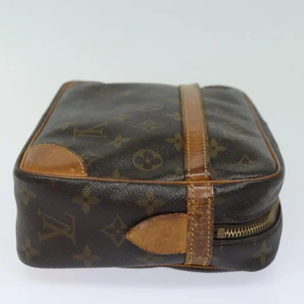 Louis Vuitton Vintage Pre-owned Canvas clutches Brown Dames