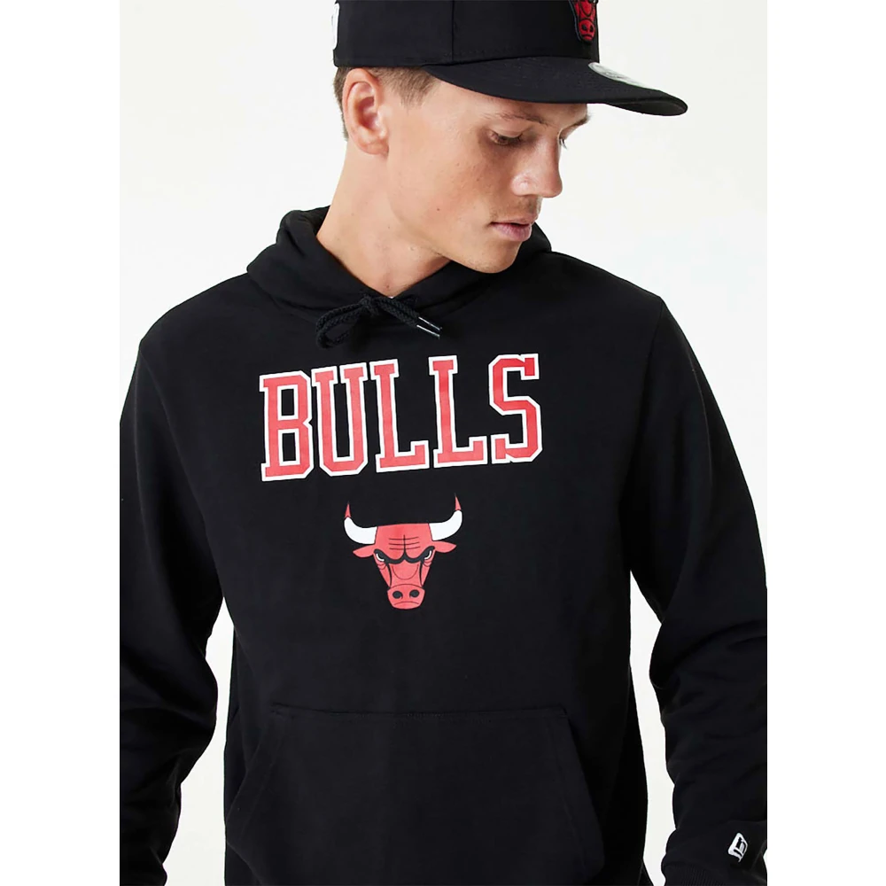 new era Chicago Bulls Sweatshirt Black Heren