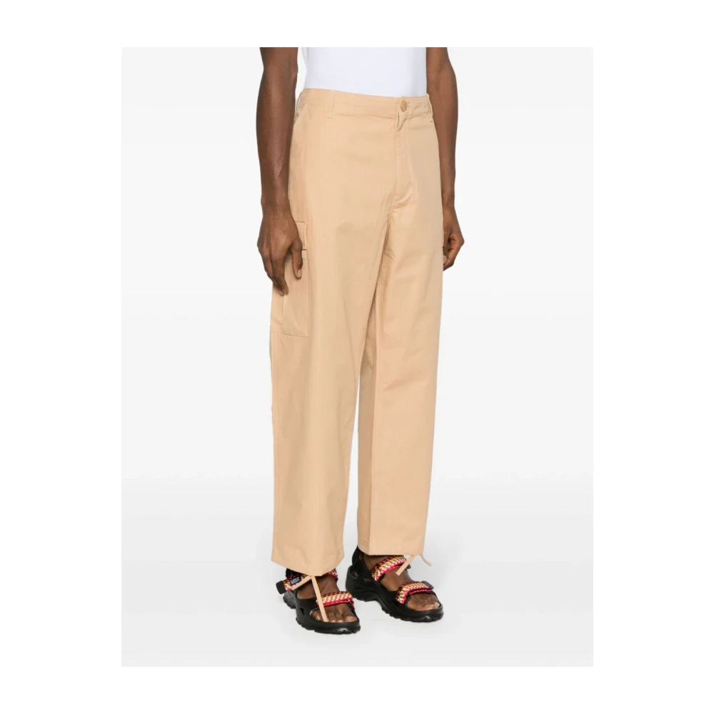 Kenzo Beige Broek met Verstelbare Koorden Beige Heren