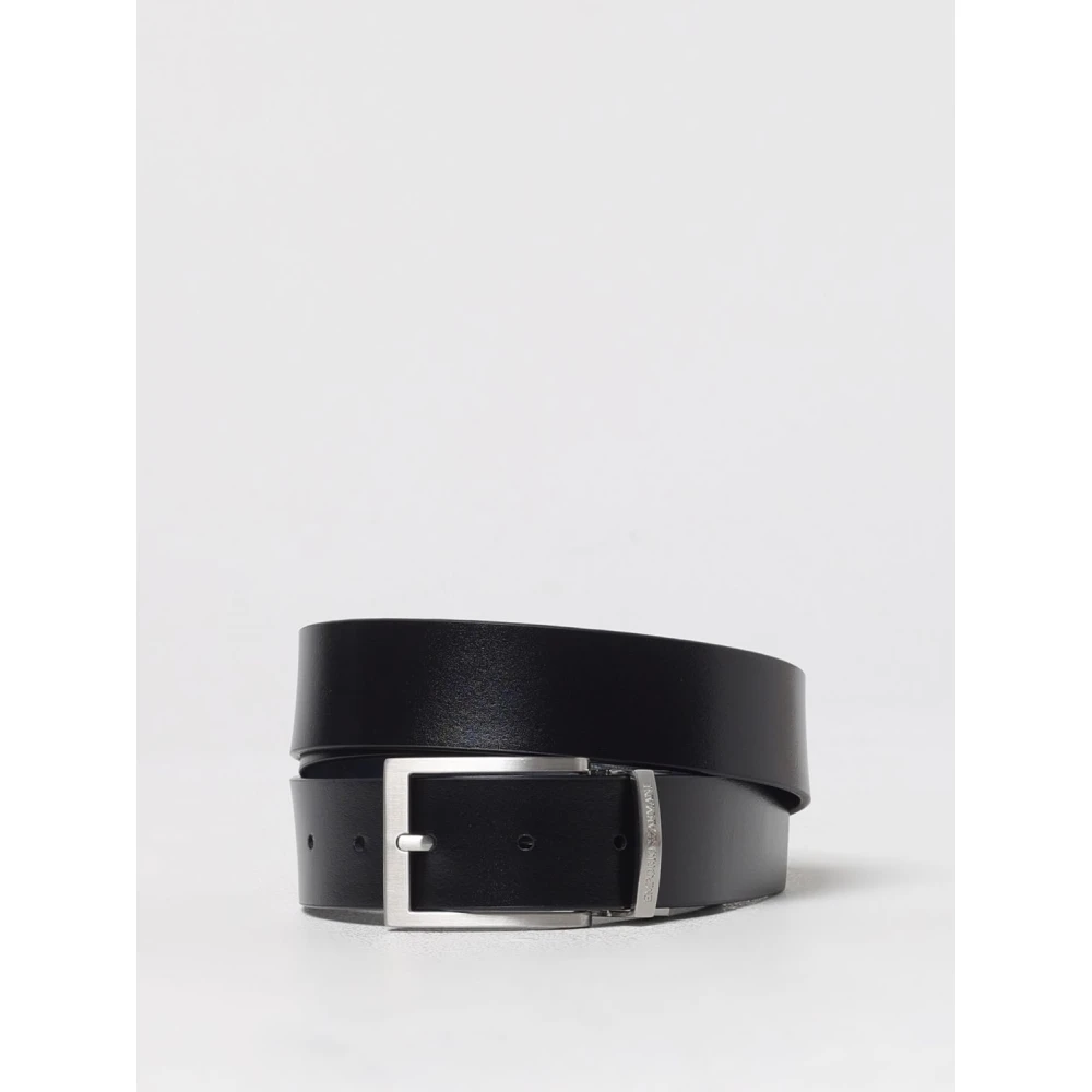 Emporio Armani Blauwe Riemen voor Mannen Blue Heren