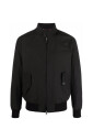 veste-noire-en-melange-de-coton-deperlant