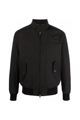 water-repellent-black-cotton-blend-jacket