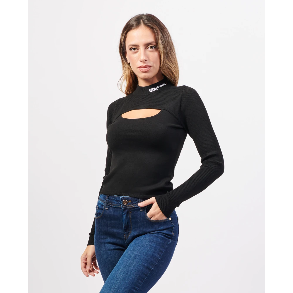 Karl Lagerfeld Truien Zwart Black Dames