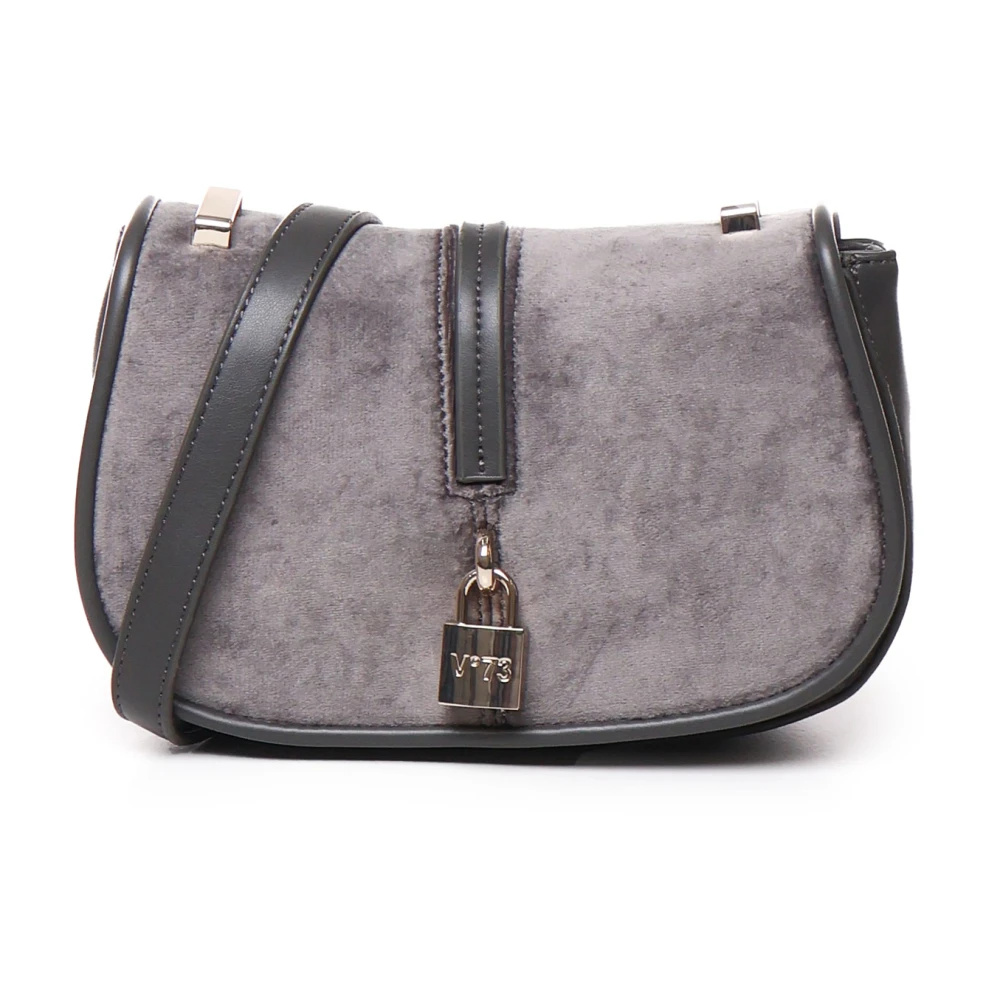 V73 Grijze Schoudertas met Hangslot Gray Dames