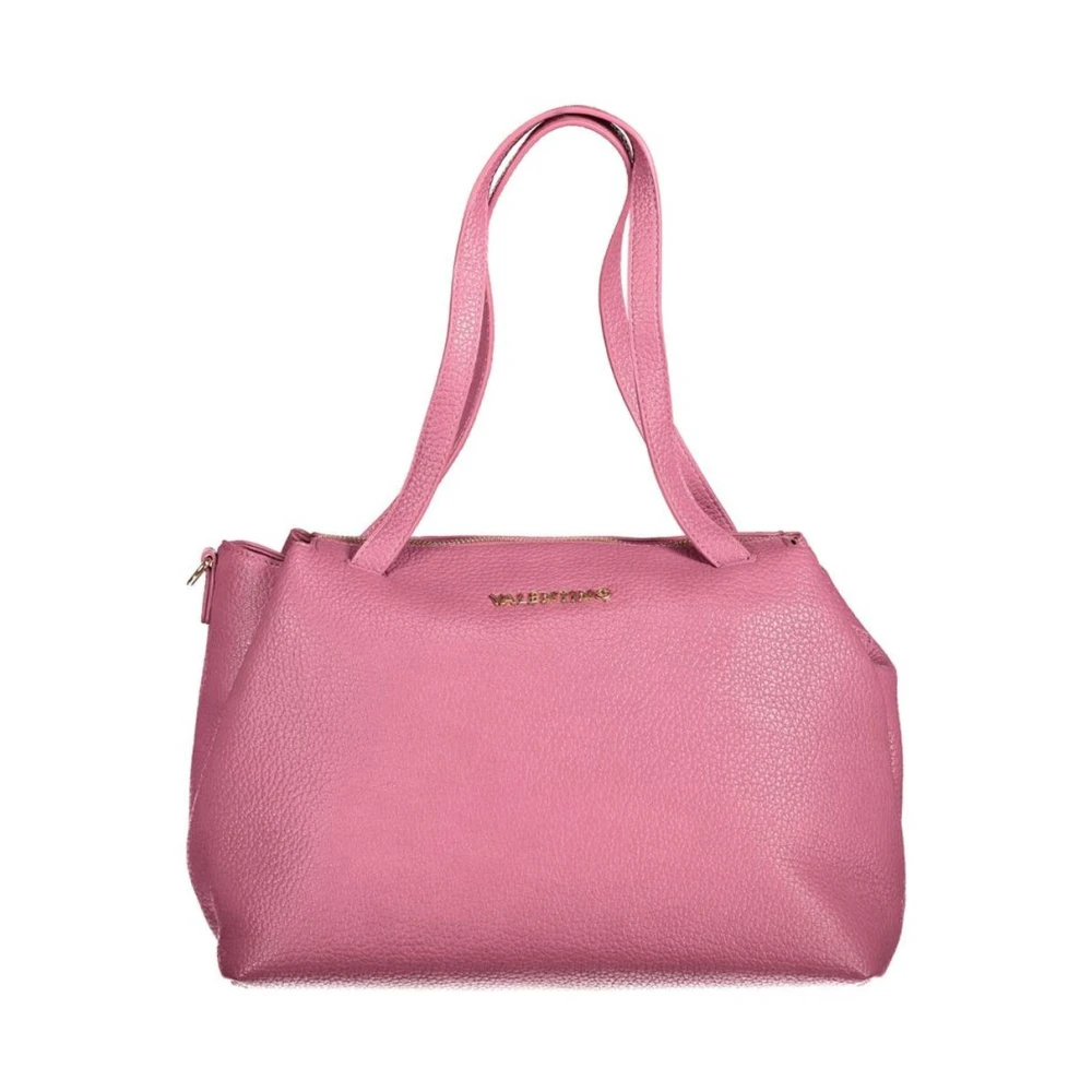 Valentino Women's Pink Pebbled Leather Tote Handbag - Handbags - One Size - Bags