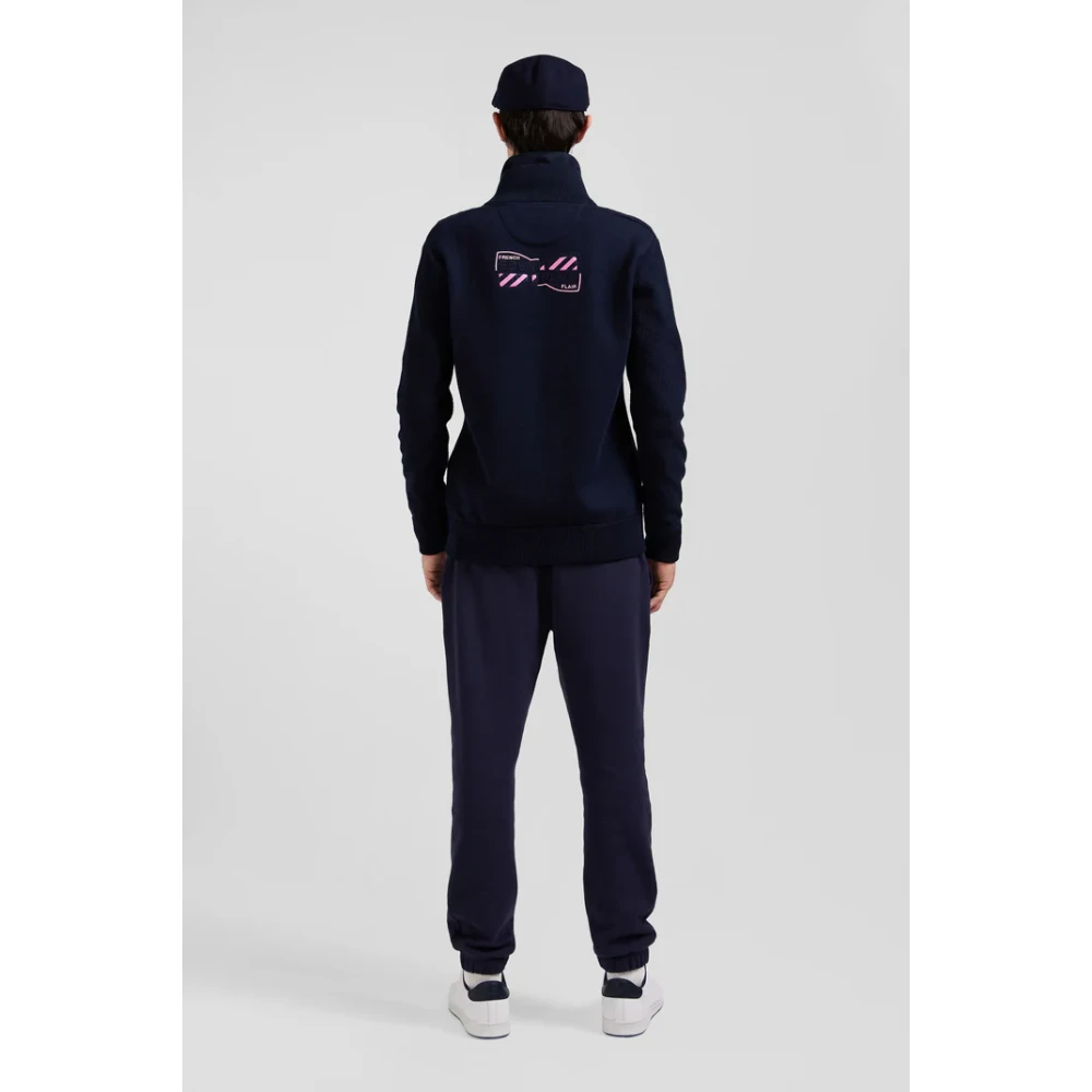 Eden Park Katoen marineblauwe trucker trekken Blue Heren