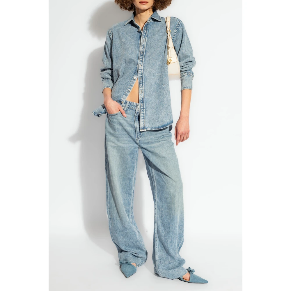 Rag & Bone Denim overhemd Blue Dames